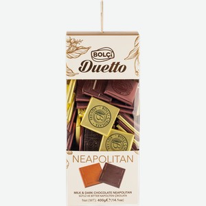 Конфеты шоколадные Болчи Дуэтто Неополитан Болчи Чиколата кор, 400 г