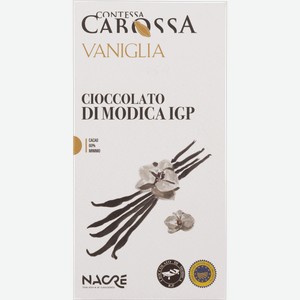 Шоколад горький 60% Контесса Кабосса из Сицилии с ванилью Накре кор, 75 г