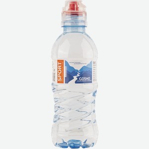 Вода негаз рн 7,3 Гошо Природная питьевая Спорт Ватерлок п/б, 0,33 л