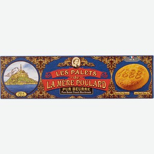 Печенье песочное Ла Мер Пуляр со сливочным маслом Ла Мер Пуляр кор, 125 г