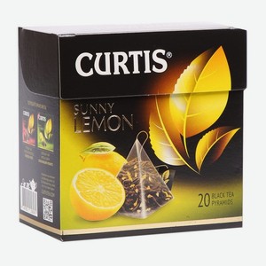 Чай черный Curtis Sunny Lemon 20пирамидок