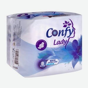 Прокладки гигиенические Confy Lady Maxi Extralong 8шт
