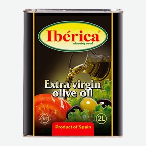 Оливковое масло Iberica Экстра Вирджин (ж/б) 2 л.
