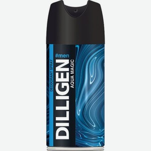 Дезодорант DILLIGEN, Aqua Magic, 150мл