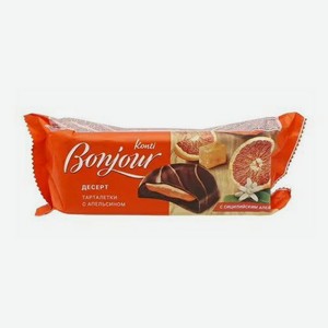 Тарталетки Bonjour konti с апельсином, 220 г