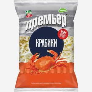 Снеки Белпродукт Премьер крабики со вкусом краба 150 г