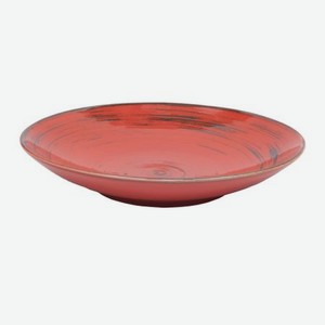 Тарелка глубокая Porcelana Bogucice Alumina Nostalgia Red 22 см