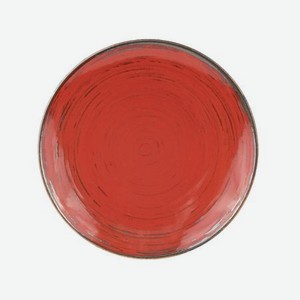 Тарелка Porcelana Bogucice Alumina Nostalgia Red 22 см
