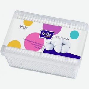 Палочки ватные Bella cotton в квадратной коробке, 350 шт