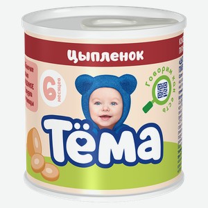 Пюре ТЁМА, Цыпленок, 100г