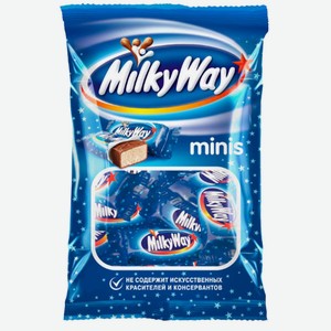 Конфеты MILKY WAY Minis с молочным суфле, Россия, 176 г
