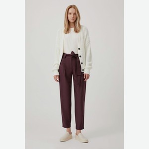 Finn-Flare Свободные женские брюки с защипами и поясом