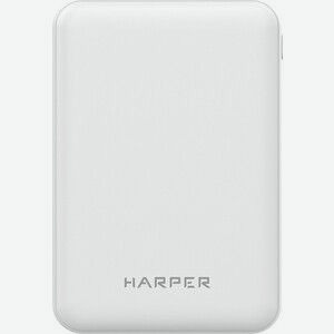 Внешний аккумулятор HARPER PB-5001 White (2xUSB 2A, 5000mAh, Li-Pol)