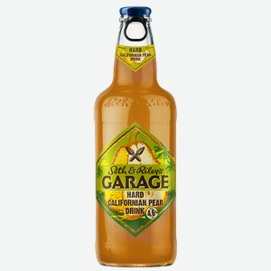 Пивной напиток GARAGE Hard Californian Pear, 4,6%, 0,4л
