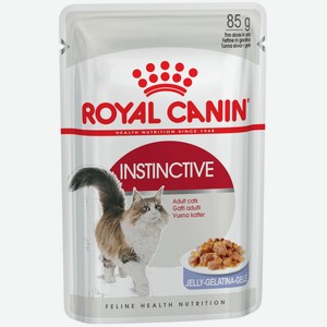 Royal Canin Instinctive влажный корм для кошек старше 1 года в желе (85 г)