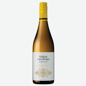 Вино ВИНАС ДЕЛЬ ВЕРО Шардоне белое полусухое (Испания), 0,75л