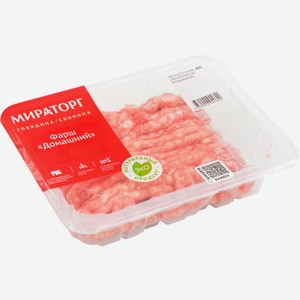 Фарш Мираторг Домашний из свинины и говядины
