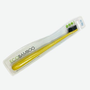 Зубная щетка SMILE CARE Eco Bamboo с пшеничной ручкой средняя жесткость