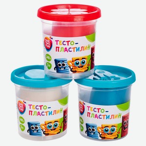 Тесто-пластилин ONE TWO FUN в банке 1 шт, 140 г в ассортименте