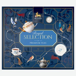 Чай черный Richard Royal Selection ассорти 133.6 г 72 пакетиков