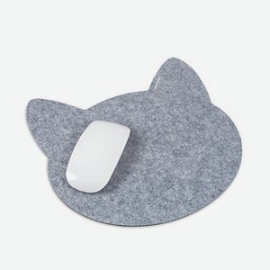 FLEXPOCKET Коврик из фетра для компьютерной мыши в форме кошки