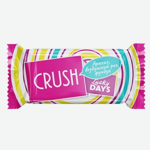 Crush Конфеты карамель с арах фундук возд рис п/уп, 100г