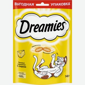 Dreamies лакомство для кошек подушечки с сыром (60 г)