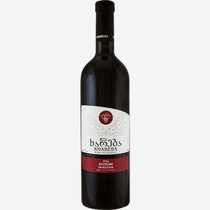 Вино ХАРЕБА Мукузани красное сухое (Грузия), 0,75л