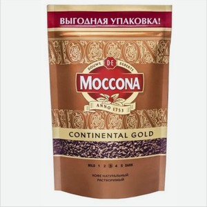 Кофе MOCCONA Continental Gold 140г