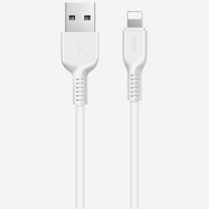 Кабель USB Apple Lightning X13 TPU 1м Белый Hoco