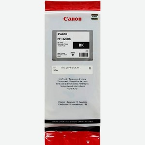 Картридж струйный PFI-320 BK 2890C001 черный (300мл) для imageprograf TM-200 205 Canon