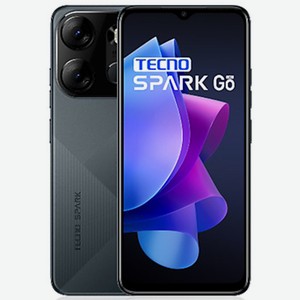 Смартфон Spark Go 2023 3 64Gb Endless Black Tecno