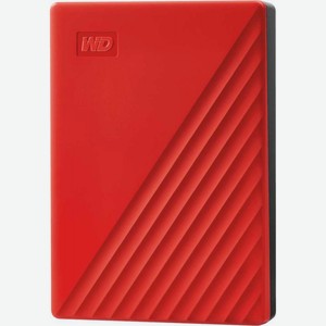 Внешний жесткий диск(HDD) Внешний жесткий диск WD My Passport WDBPKJ0040BRD-WESN 4Тб Красный Western Digital