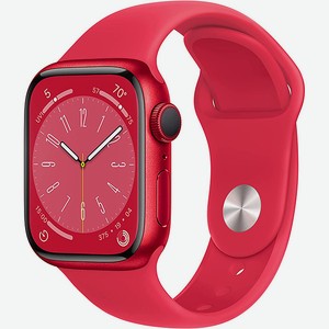 Умные часы Watch Series 8 41mm GPS Aluminium (Product) Red Apple