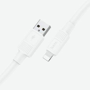 Кабель USB Apple Lightning X84 TPU 1м Белый Hoco