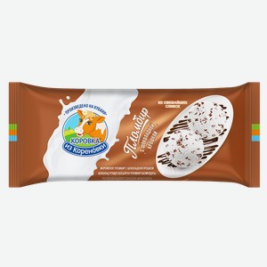 Мороженое КОРОВКА ИЗ КОРЕНОВКИ, пломбир с шоколадной стружкой, 400г