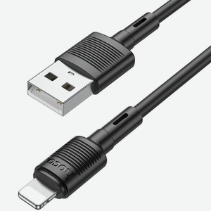 Кабель USB Apple Lightning X83 TPU 1м Черный Hoco