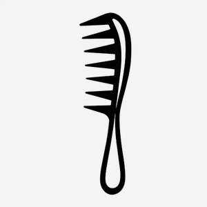 Расческа-гребень для волос LADY PINK BASIC PROFESSIONAL карбоновая для моделирования причесок, 19 см