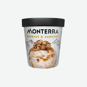 Мороженое Monterra Печенье с карамелью 480 мл