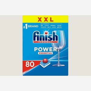Таблетки для посудомоечных машин Finish Powerball Power Essential 80 шт