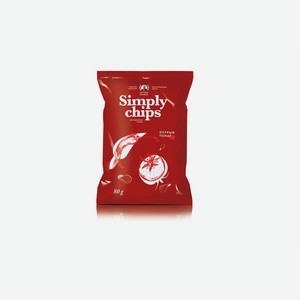 Чипсы картофельные Simply Chips Острый томат 80 г