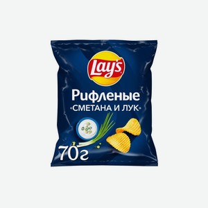 Чипсы картофельные Lay`s Сметана и лук 70 г