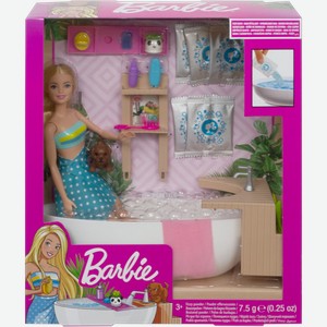 Набор игровой Барби спа-салон с ванной Маттэл к/у, 1 шт