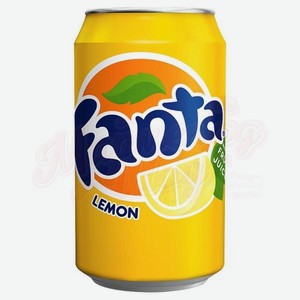 Напиток импорт Фанта лимон Кока Кола Инк ж/б, 0,33 л