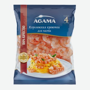 Морепродукты в/м для пасты Агама Креветки Королевские Агама м/у, 300 г