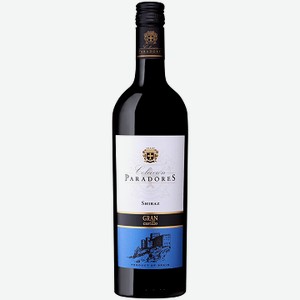 Вино Gran Castillo Paradores Shiraz красное полусухое 0,75 л