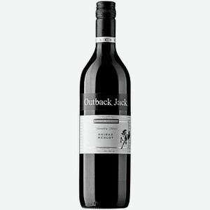 Вино Berton Outback Jack Shiraz Merlot красное сухое 0,75 л
