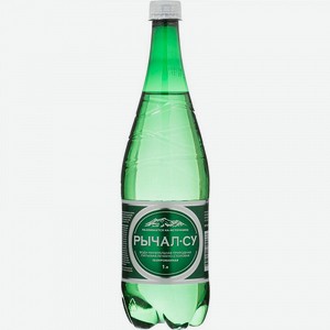 Вода минеральная Рычал Су газированная, 1 л, пластиковая бутылка