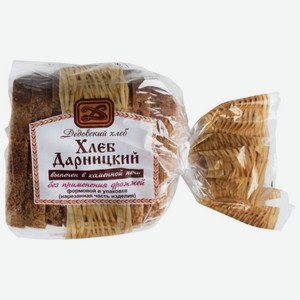 Хлеб ржаной Дедовский хлеб Дарницкий половинка в нарезке, 350 г