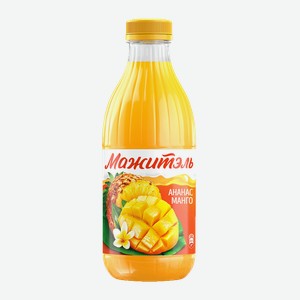 Напиток сывороточный МАЖИТЭЛЬ J7, с соком ананаса-манго, 950г